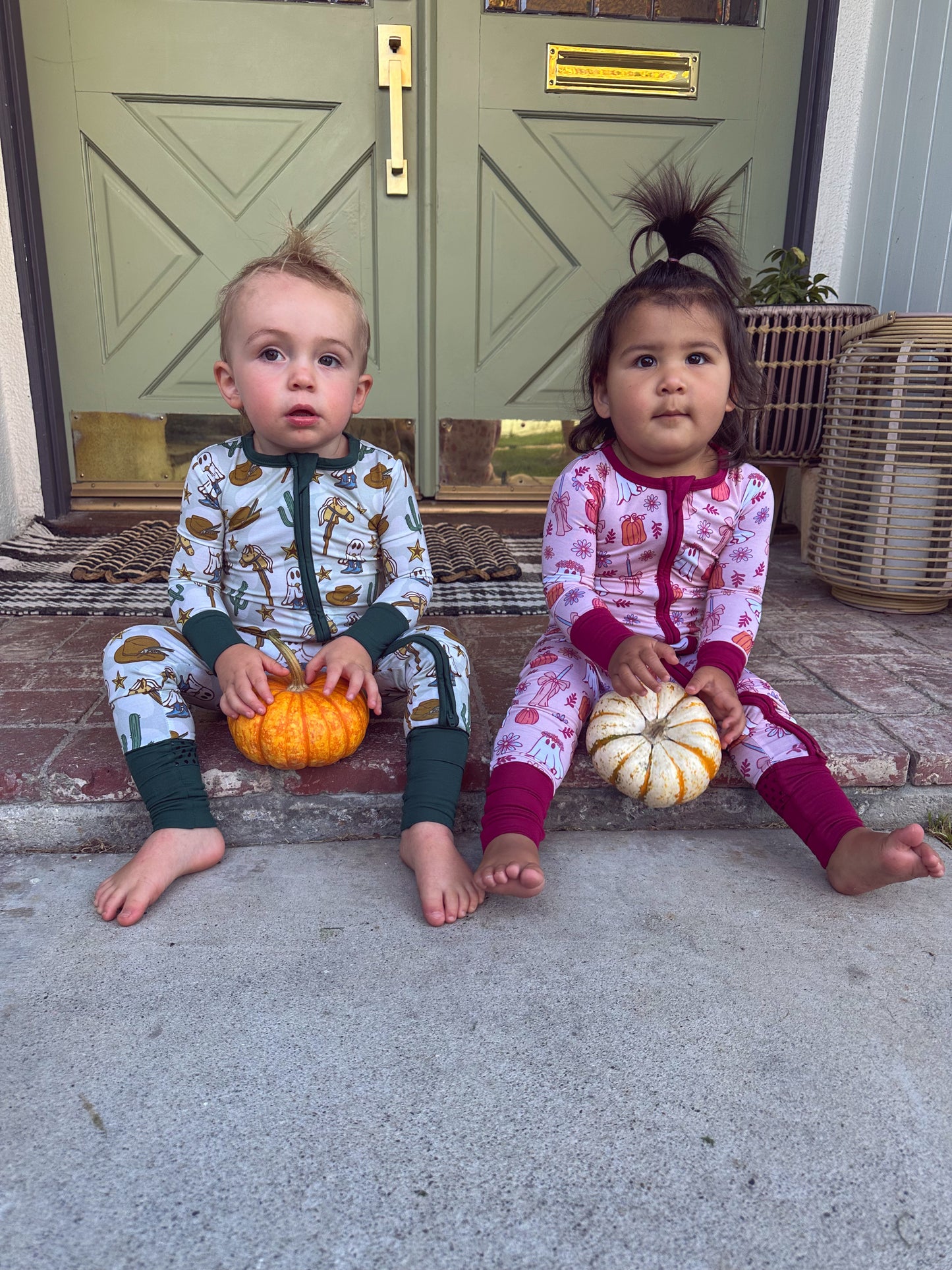 CowBOO in LA Convertible Footie